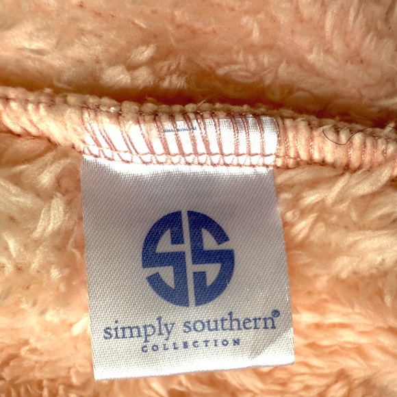 NWT Simply Southern Ombré Pullover Soft Sherpa Sweater Jacket Size Large - Picture 14 of 15